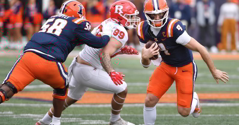 NCAA Football: Rutgers at Illinois