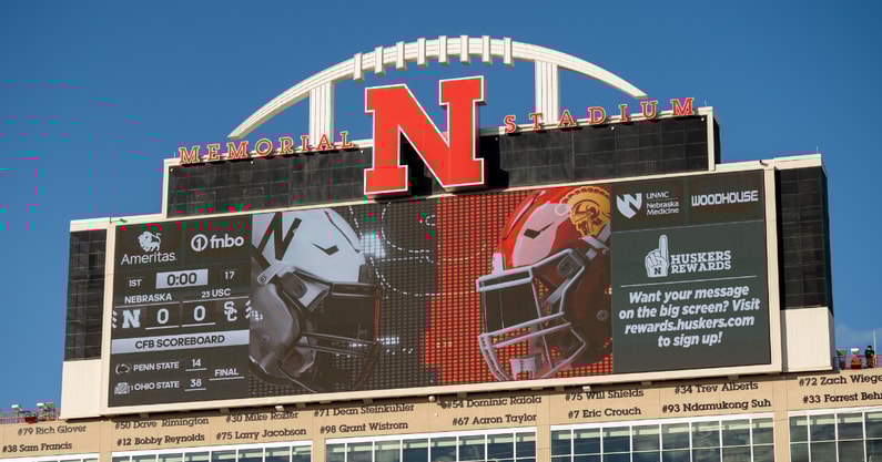 Memorial Stadium ahead of USC - Nebraska