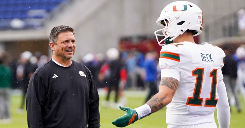 shannon dawson with carson beck smu