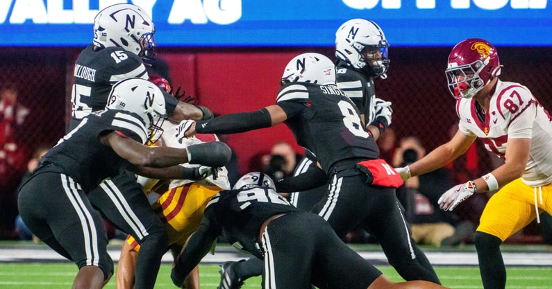 Nebraska football defense vs. USC