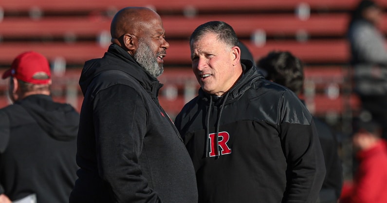 Rutgers Football HC Greg Schiano and Mike Locksley