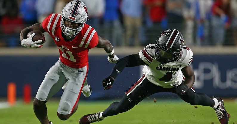 NCAA Football: South Carolina at Mississippi