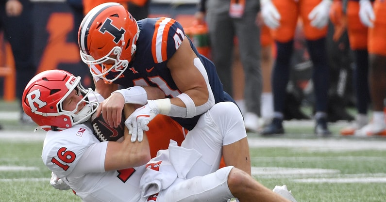 NCAA Football: Rutgers at Illinois