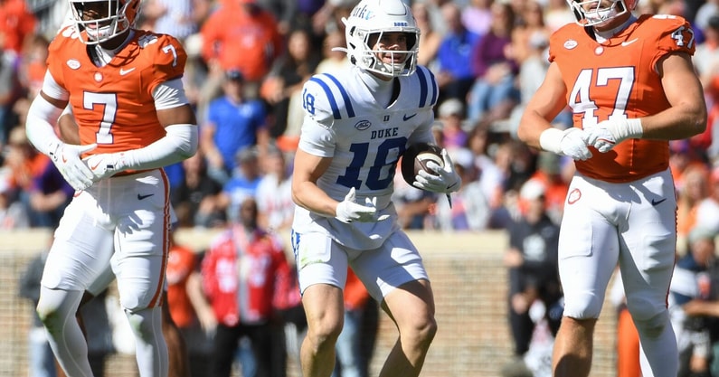 Duke offense PFF clemson