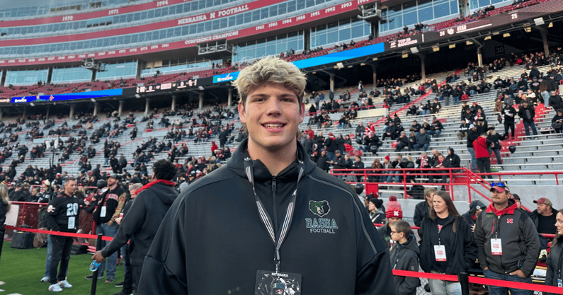 2027 OT Jake Hildebrand at Nebraska