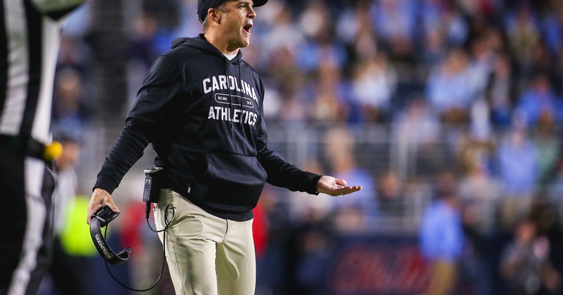 South Carolina head coach Shane Beamer during the Ole Miss game on November 1 2025 (Katie Dugan GamecockCentral)