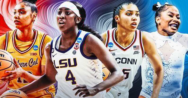 JuJu Watkins, Flau'jae Johnson, Azzi Fudd, Jordan Chiles, Women's NIL
