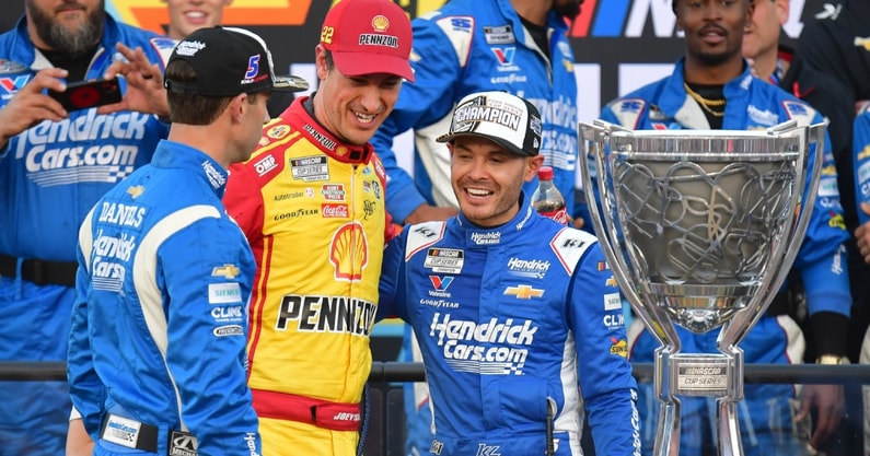 Larson, Logano, NASCAR