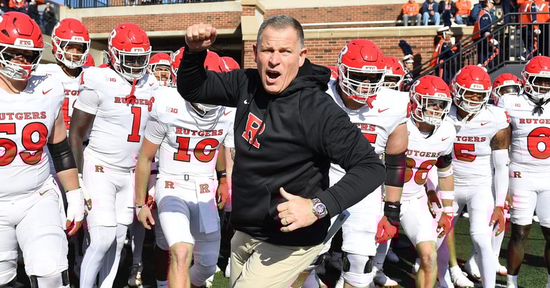 Rutgers Football HC Greg Schiano versus Illinois 2025