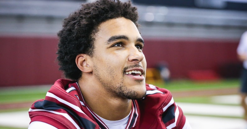 South Carolina linebacker Justin Okoronkwo. Photo by: Katie Dugan | GamecockCentral