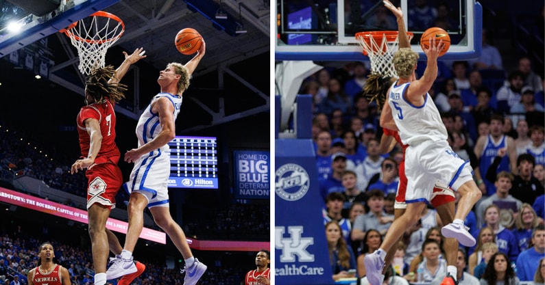 collin-chandler-dunk-mark-pope-reaction