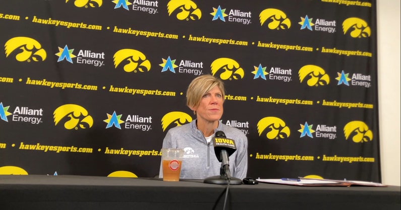 Jan Jensen met with the media on Wednesday morning. (Photo by Kyle Huesmann)