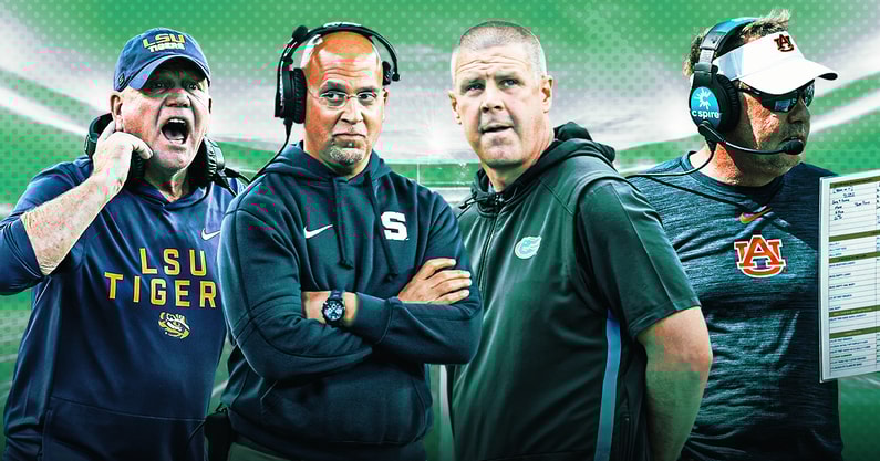 Brian Kelly, James Franklin, Billy Napier, and Hugh Freeze afi