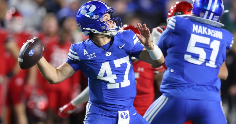 NCAA Football: Utah at Brigham Young