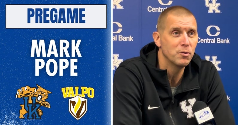 Mark Pope provides injury updates, previews Valparaiso