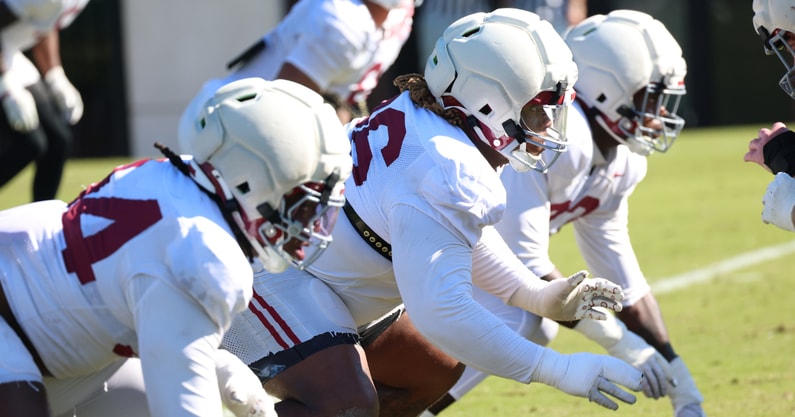 Alabama DL Tim Keenan and LT Overton