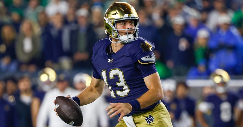 Notre Dame QB CJ Carr USC