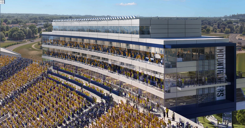 West Virginia University West Tower / Press Box