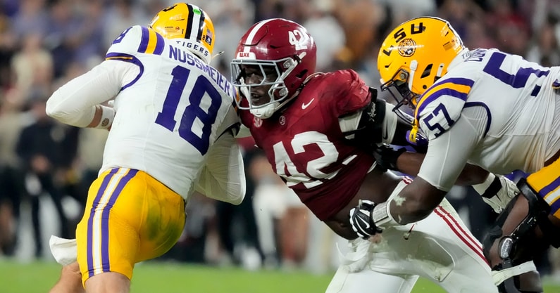 Alabama LB Yhonzae Pierre