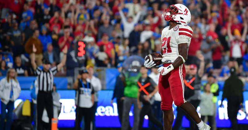 Nebraska football RB Emmett Johnson vs. UCLA