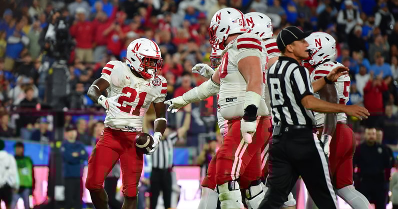 Nebraska football RB Emmett Johnson vs. UCLA