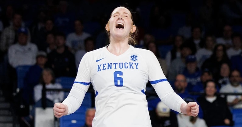 Kentucky volleyball's Kassie O'Brien - Sydney Yonker, UK Athletics