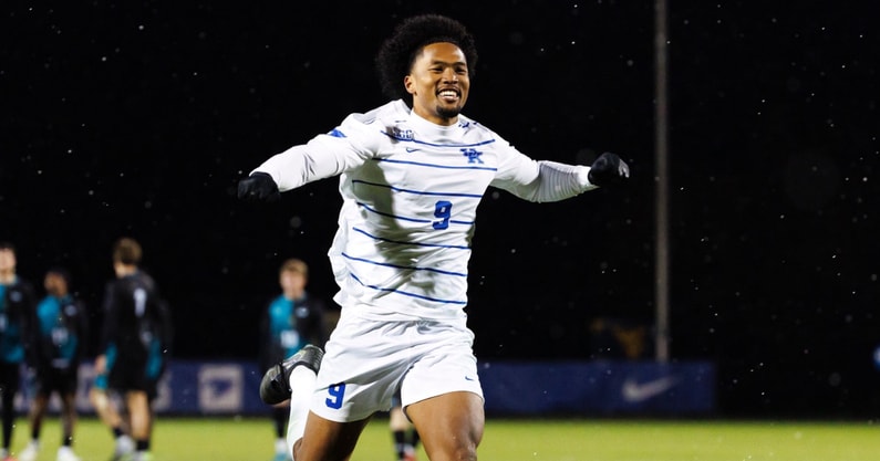 Kentucky men's soccer forward Isaiah Chisolm - UK Athletics