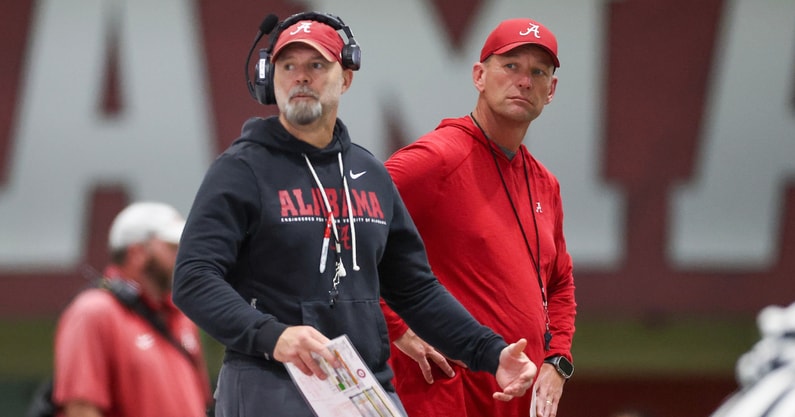 Ryan Grubb and Kalen DeBoer