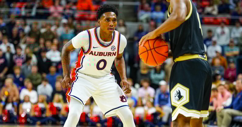Tahaad Pettiford (Photo by Matt Rudolph/AuburnSports)