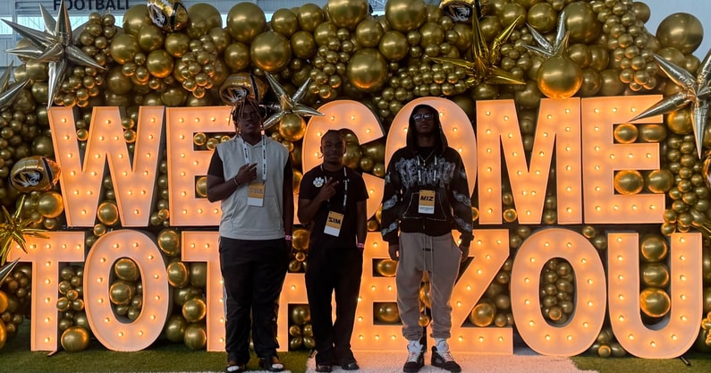 Dawayne Jones, Mykah Washington and Kayden McClellan