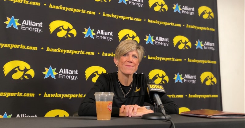 The media met with Jan Jensen and players on Wednesday morning. (Photo by Kyle Huesmann)