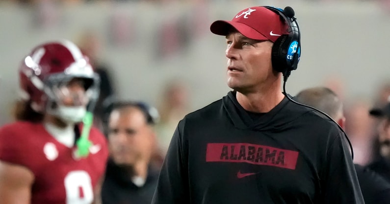 Alabama coach Kalen DeBoer