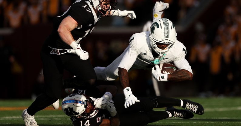 The Hawkeyes are set to host Michigan State in their home finale. (Photo by Matt Krohn/Imagn Images)