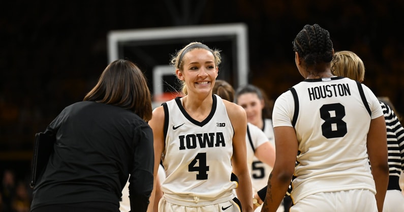 The Hawkeyes defeated in-state rival Drake on Thursday night. (Photo by Dennis Scheidt)