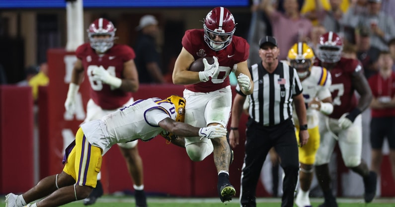 Alabama TE Josh Cuevas