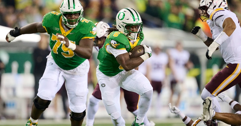 Oregon RB Noah Whittington touchdown run vs. Minnesota