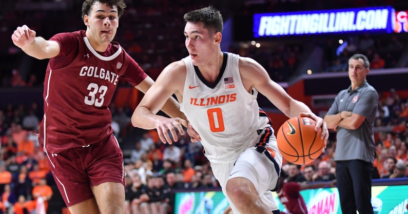 NCAA Basketball: Colgate at Illinois