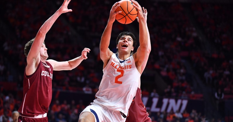 NCAA Basketball: Colgate at Illinois