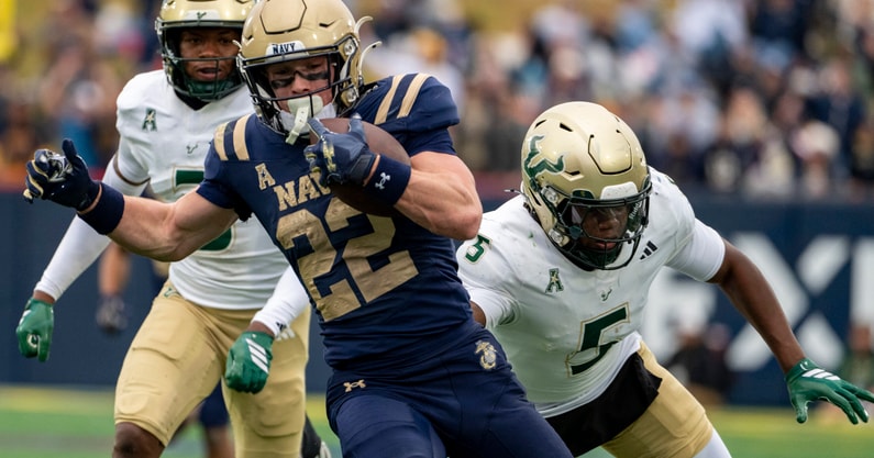 NCAA Football: South Florida at Navy