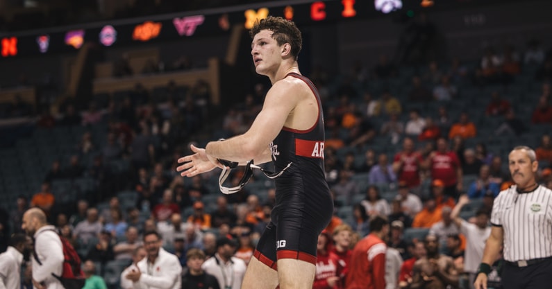 Nebraska wrestler LJ Araujo