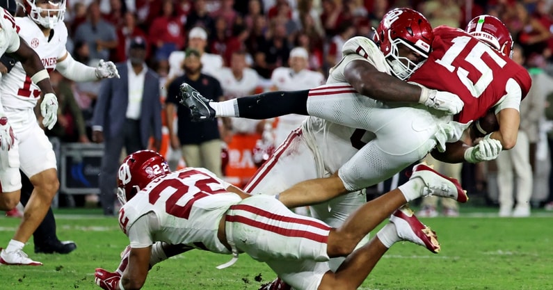 NCAA Football: Oklahoma at Alabama