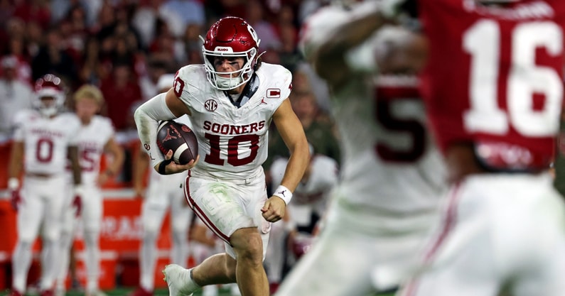 OU quarterback John Mateer