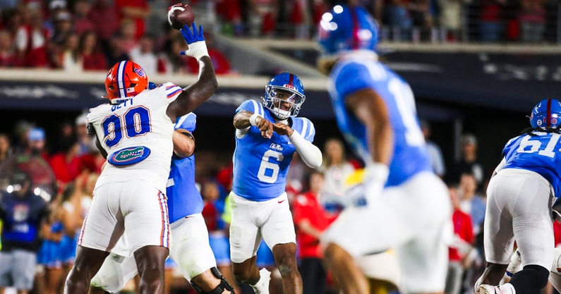 NCAA Football: Florida at Mississippi