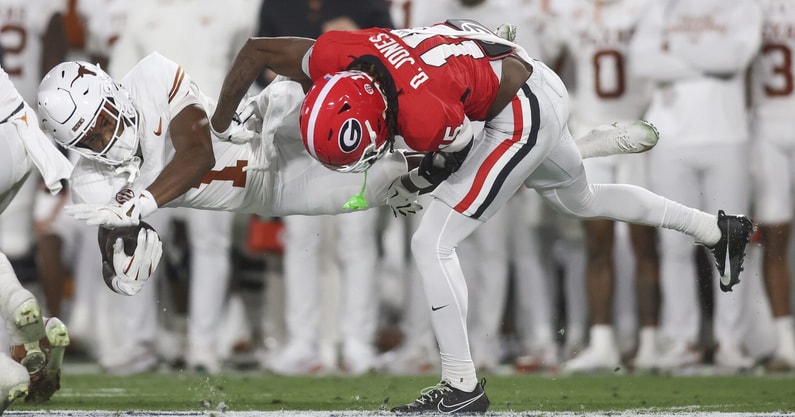 NCAA Football: Texas at Georgia