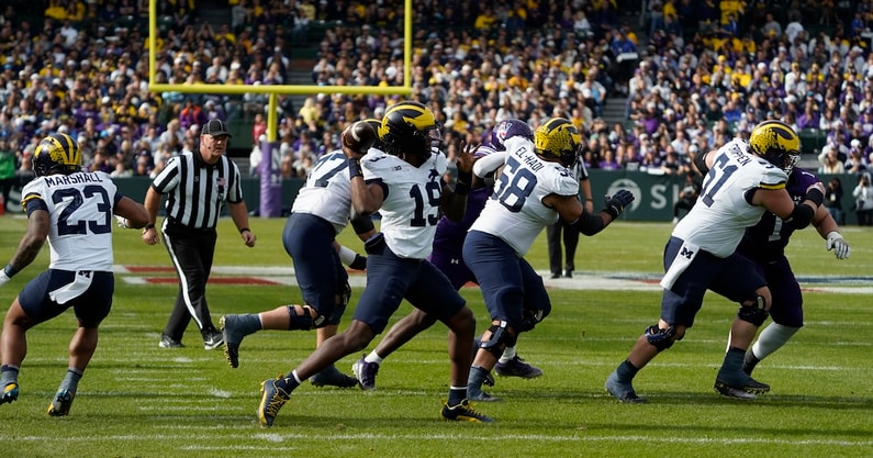 NCAA Football: Michigan at Northwestern