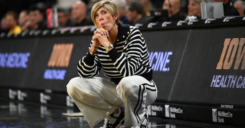 The Hawkeyes handled Northern Iowa on Sunday in Cedar Falls. (Photo by Dennis Scheidt)