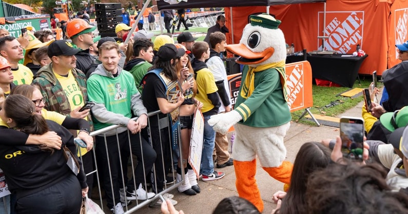 Oregon Duck Mascot