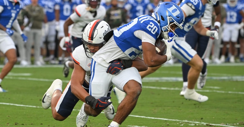 Duke offense PFF Virginia