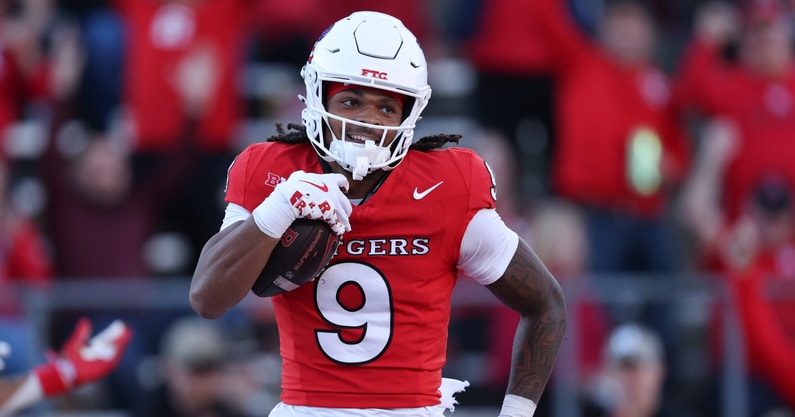 Rutgers Football wide receiver Ian Strong versus Maryland 2025