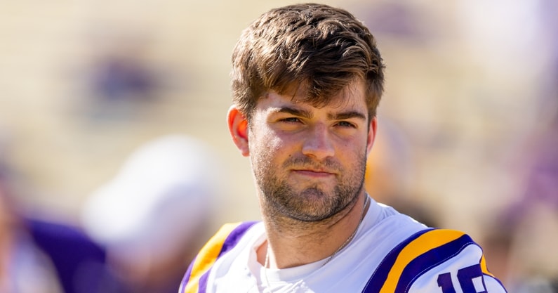 LSU QB Garrett Nussmeier